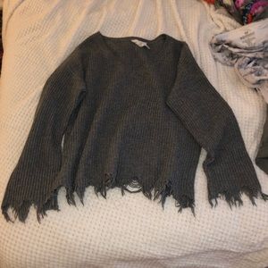 Dark grey boutique sweater
